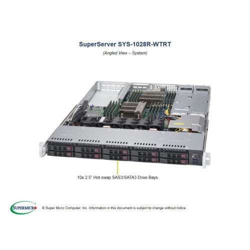 SuperServer 1028R-WTRT (Black) | SYS-1028R-WTRT
