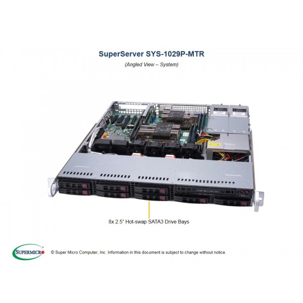 Serwer Supermicro - SuperServer 1029P-MTR (Black) | SYS-1029P-MTR