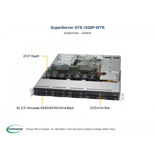 Serwer Supermicro - SuperServer 1029P-WTR (Black) | SYS-1029P-WTR