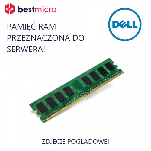 DELL Pamięć RAM, DDR3 8GB 1600MHz, 1x8GB, PC3L-12800R, CL11, ECC - 370-23504