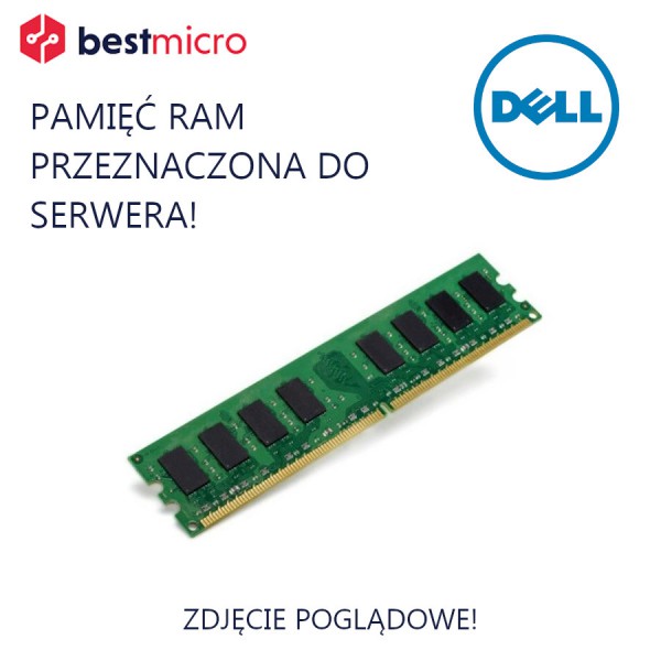 DELL Pamięć RAM, DDR2 2GB 667MHz, 1x2GB, PC2-5300F, ECC - 0X527N