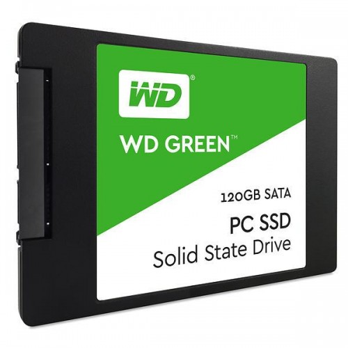 Dysk Twardy SSD WD Green 120GB SATA 3.0 TLC Read speed 545 MBytes/sec 2,5" MTBF 1000000 hours WDS120G2G0A
