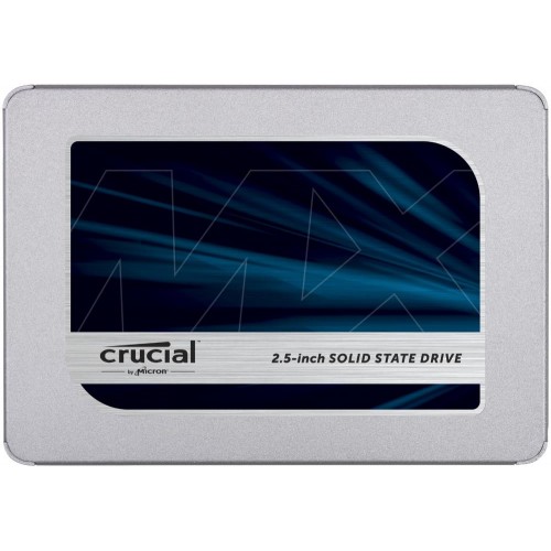 Dysk Twardy SSD CRUCIAL MX500 500GB SATA 3.0 TLC Write speed 510 MBytes/sec Read speed 560 MBytes/sec 2,5" MTBF 1800000 hours C