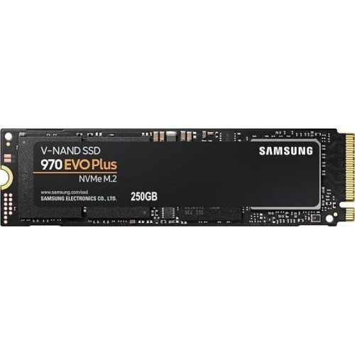 Dysk Twardy SSD SAMSUNG 970 Evo Plus 250GB M.2 PCIE NVMe MLC Write speed 2300 MBytes/sec Read speed 3500 MBytes/sec MTBF 1500000