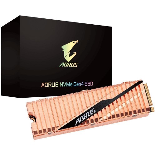 Dysk Twardy SSD GIGABYTE AORUS 2TB M.2 PCIE NVMe TLC Write speed 4400 MBytes/sec Read speed 5000 MBytes/sec MTBF 1770000 hours G