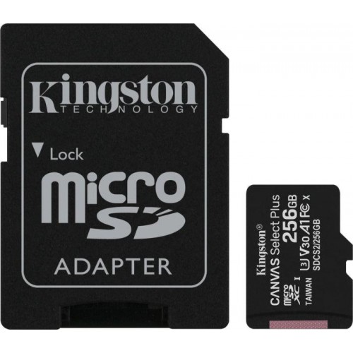 Karta pamięci Micro SDXC 256GB UHS-I/W/ADAPTER SDCS2/256GB KINGSTON
