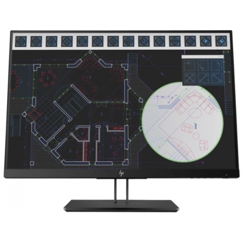 Monitor LCD HP Z24i 24" Business Panel IPS 1920x1200 16:10 Matte 5 ms Swivel Pivot Height adjustable Tilt 1JS08A4ABB