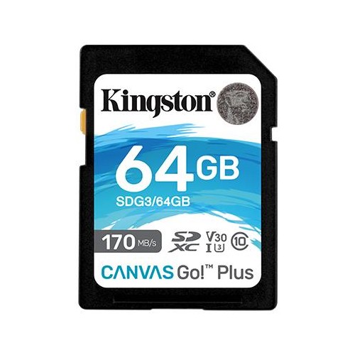 Karta pamięci SDXC 64GB UHS-I/SDG3/64GB KINGSTON