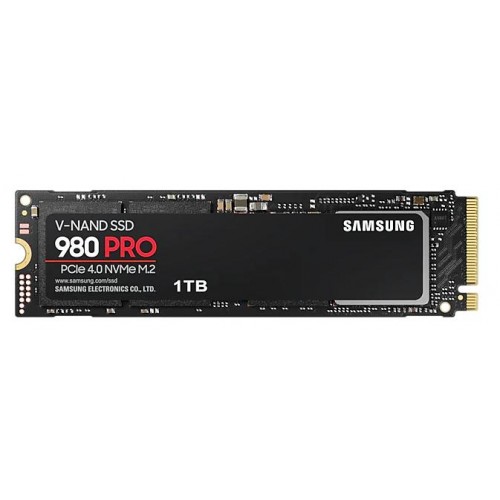 Dysk Twardy SSD SAMSUNG 980 Pro 1TB M.2 NVMe Write speed 5000 MBytes/sec Read speed 7000 MBytes/sec 2.3mm MTBF 1500000 hours MZ-