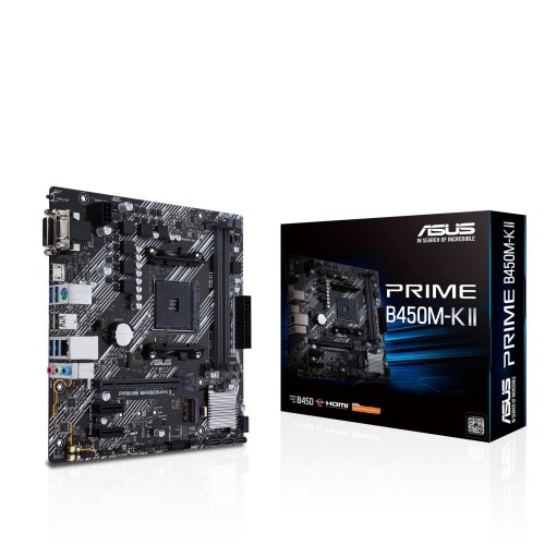 Płyta główna AMD B450 SAM4 MATX/PRIME B450M-K II ASUS