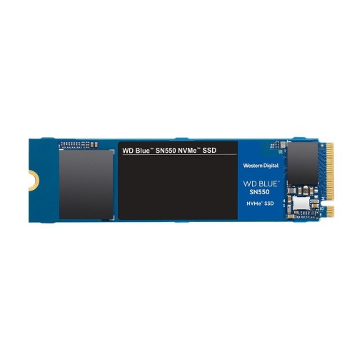 Dysk Twardy SSD WD BLUE SN550 500GB M.2 PCIE NVMe TLC Write speed 1750 MBytes/sec Read speed 2400 MBytes/sec MTBF 1700000 hours 