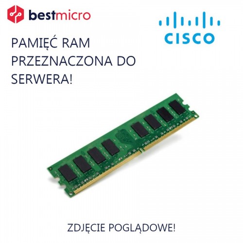 CISCO Pamięć RAM, DDR3 16GB 1600MHz, 1x16GB, PC3L-12800R, ECC - UCS-MKIT-162RY-E